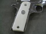 COLT GOVERNMENT CIRCA 1919 .45ACP WITH ELEPHANT IVORY GRIPS- 9 of 10