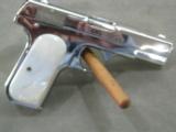COLT MOD 1908 SPECIAL ORDERED NICKEL & PEARL .380 ACP - 4 of 12