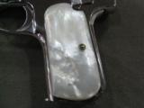 COLT MOD 1908 SPECIAL ORDERED NICKEL & PEARL .380 ACP - 8 of 12