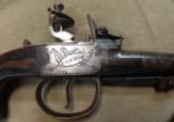 BRITISH FLINTLOCK PISTOL W/FOLDING BAYONET - JN JONES & CO LONDON
- 3 of 15