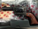 RUGER VAQUERO .45 COLT 3&3/4 CASE COLOR/BLUE - UNFIRED IN BOX - 1 of 2