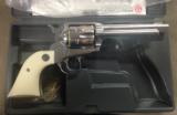 RUGE VAQUERO .45 COLT STAINLESS 5&1/2 INCH FACTORY ENGRAVING/GOLD IVORY UNFIRED - 2 of 2