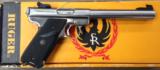 RUGER MK II GOV'T TARGET 6&7/8 INCH .22 STAINLESS - EXCELLENT - - 2 of 5