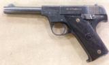 HIGH STANDARD MODEL B-US PRE WAR .22LR PISTOL - EXCELLENT -- 1 of 4