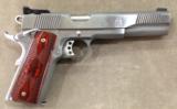 SPRINGFIELD MODEL 1911 LONG SLIDE .45 STAINLESS STEEL AUTO PISTOL - EXCELLENT - - 2 of 4