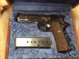 LLAMA MOD .380 FACTORY ENGRAVED & CASED - MINTY- RARE - - 1 of 3