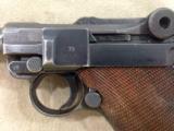 GERMAN P-08 LUGER BY MAUSER (42 CODE) DATED 1939 MATCHING W/HOLSTER -EXCELLENT- - 3 of 14