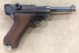 GERMAN P-08 LUGER BY MAUSER (42 CODE) DATED 1939 MATCHING W/HOLSTER -EXCELLENT- - 2 of 14