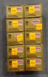 Federal .356 TSW JHP Hydrashok Factory Ammo - 10 boxes of 20 each -
- 1 of 1