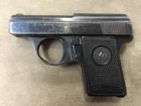 WALTHER MODEL 9 .25ACP AUTO PISTOL - ORIGINAL - - 1 of 3