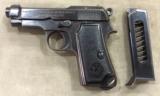 BERETTA MODEL 1934 .380 MADE IN 1944 ARMY ISSUE MARKED (RE) ON FRAME - 7 of 8