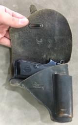 BERETTA MOEL 1934 DATED 1943 XX COMMERCIAL ISSUE W/HOLSTER- EXCELLENT -- 10 of 10