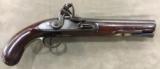 British Flintlock Large Bore Pistol (Lock dated 1790 3rd Dragoon Guards)- 1 of 11