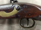 British Flintlock Large Bore Pistol (Lock dated 1790 3rd Dragoon Guards)- 4 of 11