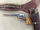 IVER JOHNSON SAA .45 COLT 7.5 INCH FACTORY NICKEL - EXCELLENT -
- 1 of 12