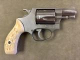 S&W MODEL 60 .38 SPECIAL REVOLVER W/IVORY GRIPS - EXCELLENT - - 2 of 7