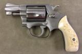 S&W MODEL 60 .38 SPECIAL REVOLVER W/IVORY GRIPS - EXCELLENT - - 1 of 7