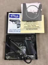 WALTHER PPK/S .380 ACP IN BOX W/ALL PAPERS INCLUDING TEST TARGET- 1 of 5