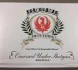 RUGER ENGRAVED O/U 28 GA (50TH YEAR) 26 INCH - NIB -- 4 of 5