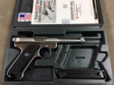 RUGER MARK II STAINLESS .22 LR - EXCELLENT -
- 1 of 4