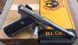 RUGER MARK II .22LR PISTOL WITH SCARCE 5.5 INCH TAPERED BARREL - MINTY - - 1 of 7