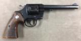 Colt Official Police .38 Special 6 Inch Blued Revolver - Very Good to Excellent
- 2 of 8