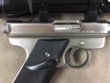 AMT Lightning .22 lr auto w/Redfield 2.5x pistol scope - all excellent condition - 2 of 4