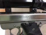 AMT Lightning .22 lr auto w/Redfield 2.5x pistol scope - all excellent condition - 4 of 4