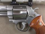 S&W Model 629 (No dash) 44 Mag 8&3/8 Inch Stainless Revolver w/scope Minty - 3 of 7