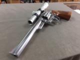 S&W Model 629 (No dash) 44 Mag 8&3/8 Inch Stainless Revolver w/scope Minty - 5 of 7