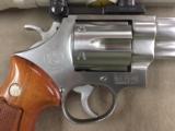 S&W Model 629 (No dash) 44 Mag 8&3/8 Inch Stainless Revolver w/scope Minty - 4 of 7
