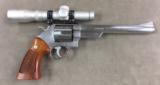 S&W Model 629 (No dash) 44 Mag 8&3/8 Inch Stainless Revolver w/scope Minty - 2 of 7