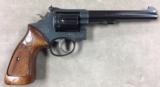 S&W Model 17-3 22lr 6 inch blued revolver with special order factory grips - 2 of 13