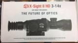 ATN X SIGHT II HD 3-14x DAY - NIGHT SCOPE + SPARE BATTERY PACK -NEW- - 1 of 4