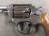 S&W Model 10-7 Rund Butt 2 Inch Nickel .38 Special Revolver - 98% - - 3 of 10