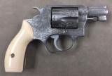 S&W Model 60 Factory Engraved, ivory, .38 Special ANIB - 3 of 16