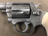 S&W Model 60 Factory Engraved, ivory, .38 Special ANIB - 5 of 16