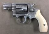 S&W Model 60 Factory Engraved, ivory, .38 Special ANIB - 2 of 16