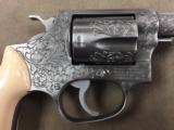 S&W Model 60 Factory Engraved, ivory, .38 Special ANIB - 6 of 16