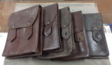 Two Each Romanian Leather Magazine Pouch - each holds 4 AK or 4 AR 30 Round Mags - 6 of 6