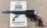 RUGER New Model Blackhawk .30 Carbine 7.5 Inch Circa 1974 & Unfired - 1 of 13