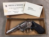 Smith & Wesson Model 13 .357 Revolver Nickel w/box - 1 of 18