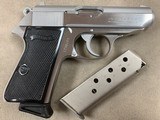 WALTHER PPK/S .380 Stainless by Interarms - 98% - 2 of 6