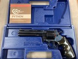 Colt Python 6 Inch Blue Circa 1978 - minty - - 1 of 14