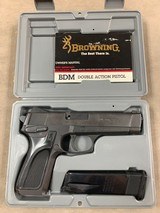 Browning BDM 9mm Pistol - box - manual -etc - 1 of 8