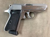 Walther PPK/S .380 acp Stainless - excellent - - 3 of 6