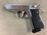 Walther PPK/S .380 acp Stainless - excellent - - 2 of 6