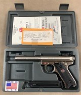Ruger Mark II .22lr Heavy Barrel Target Pistol - ANIB - - 1 of 7