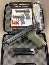 H&K Model 45 Tactical .45acp Threaded Barrel - test fired only - - 1 of 5