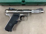 Ruger Mark III Hunter Stainless .22lr w/Crimson Trace Laser Grips - Mint - - 2 of 4